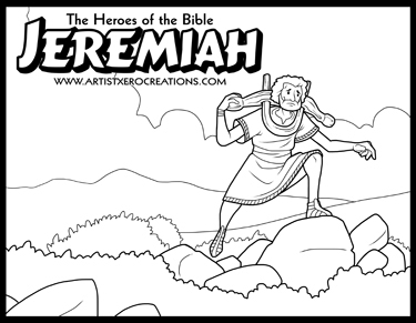 The heroes of the bible coloring pages