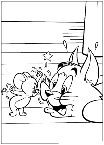 Angry jerry coloring page cartoon coloring pages coloring pages coloring pages for kids