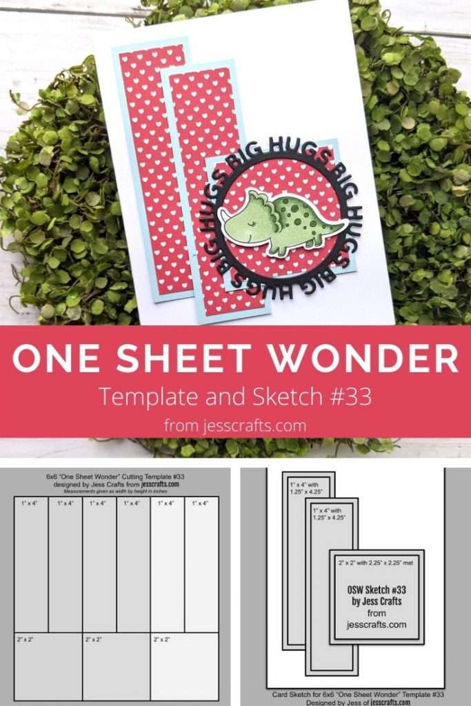 One sheet wonder cardmaking template
