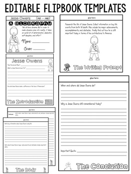 Black history biography jesse owens by teachtell tpt