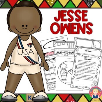 Black history jesse owens by star kids tpt