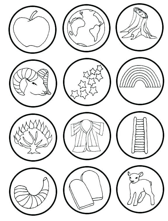 Jesse tree symbols coloring pages beautiful for printable sketch coloring page jesse tree symbols jesse tree printable ornaments jesse tree