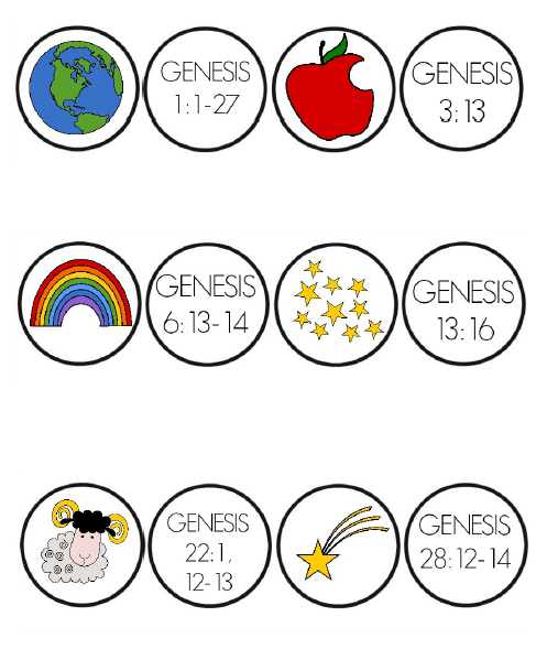 Free jesse tree ornament printables