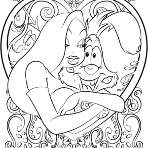 Who framed roger rabbit coloring pages printable for free download