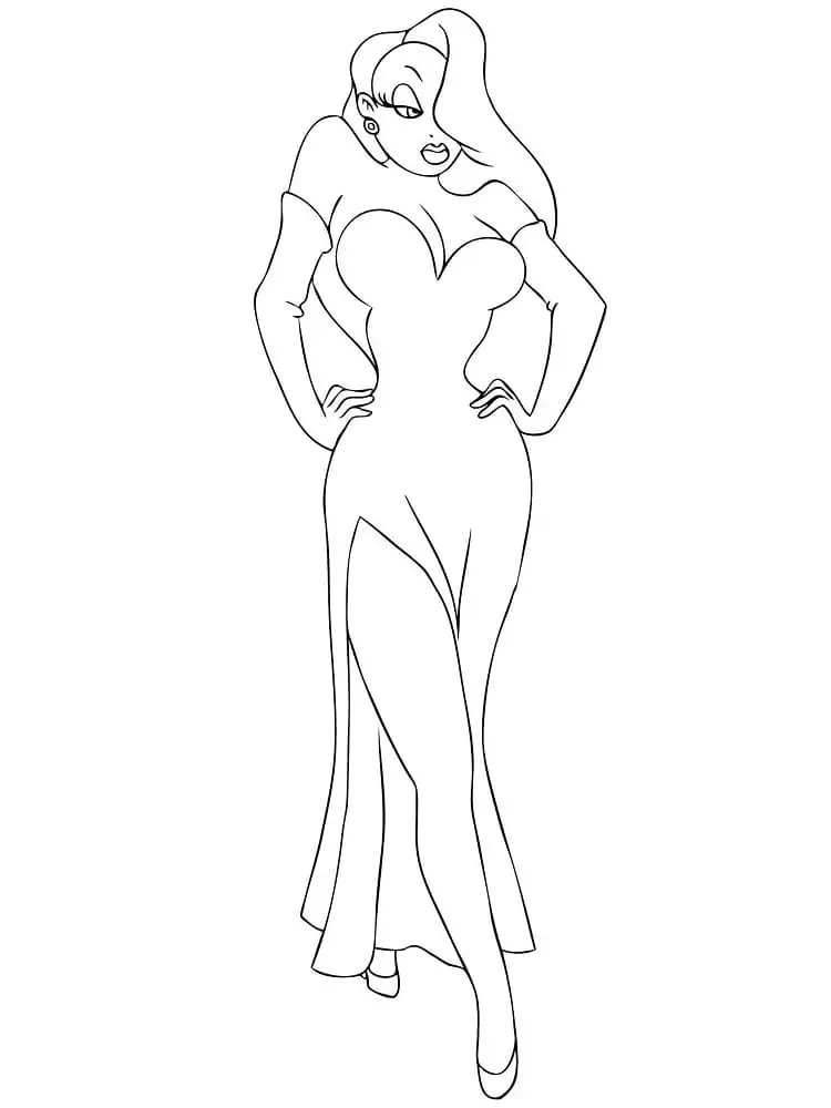 Jessica rabbit malvorlagen