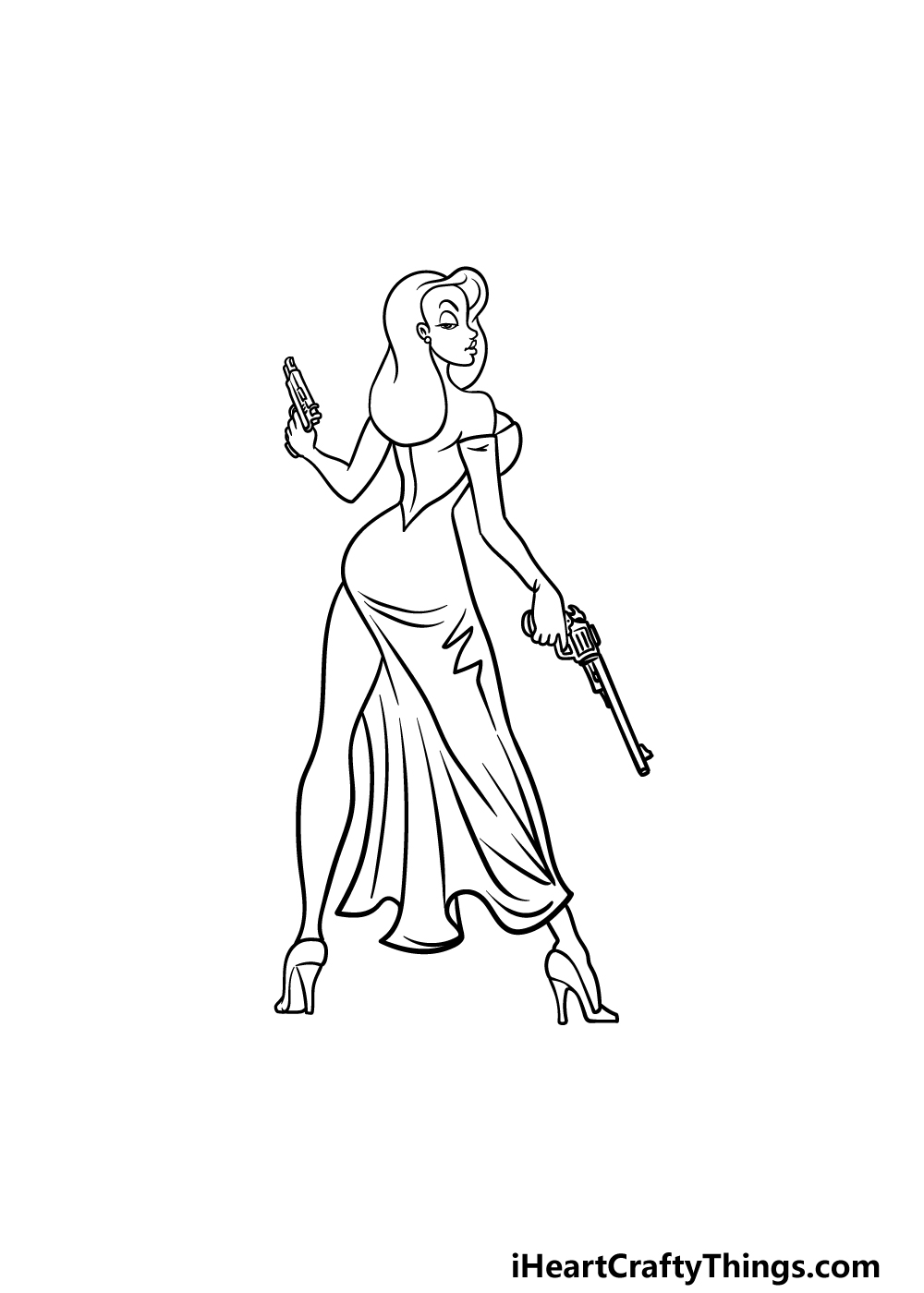 Jessica rabbit drawing