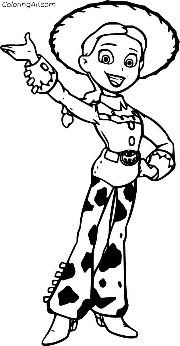 Explore free printable jessie coloring pages
