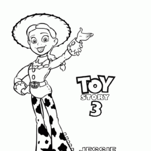 Jessie toy story coloring pages printable for free download