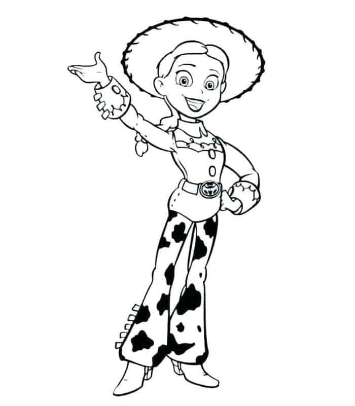 Jessie toy story coloring pages toy story para colorear dibujos toy story toy story personajes