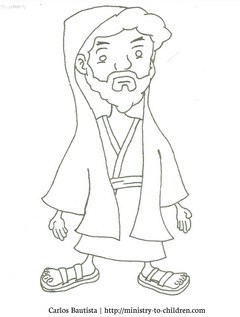 Nicodemus coloring page free printable for kids