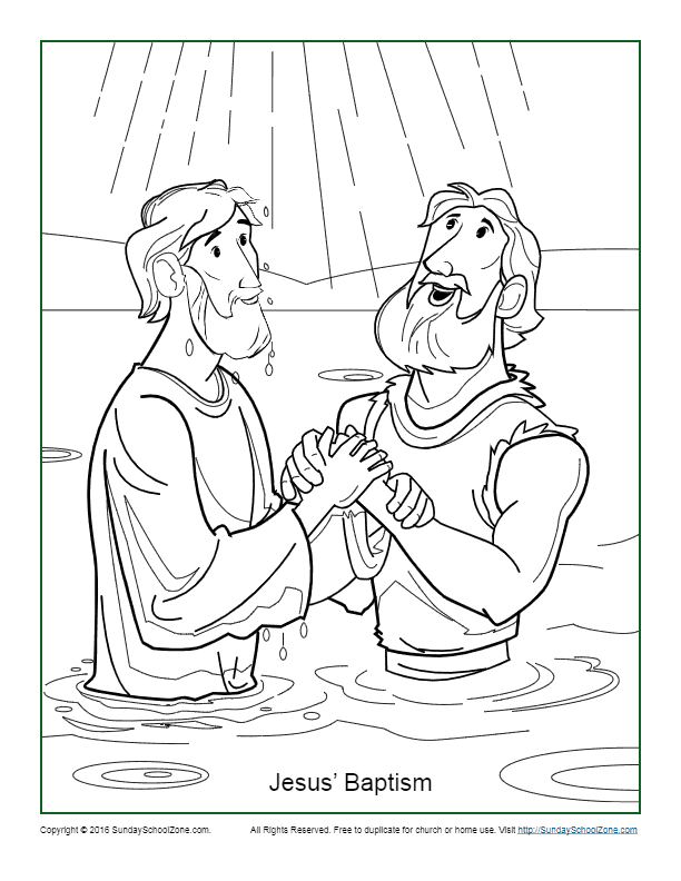 Simple bible coloring pages on sunday school zone