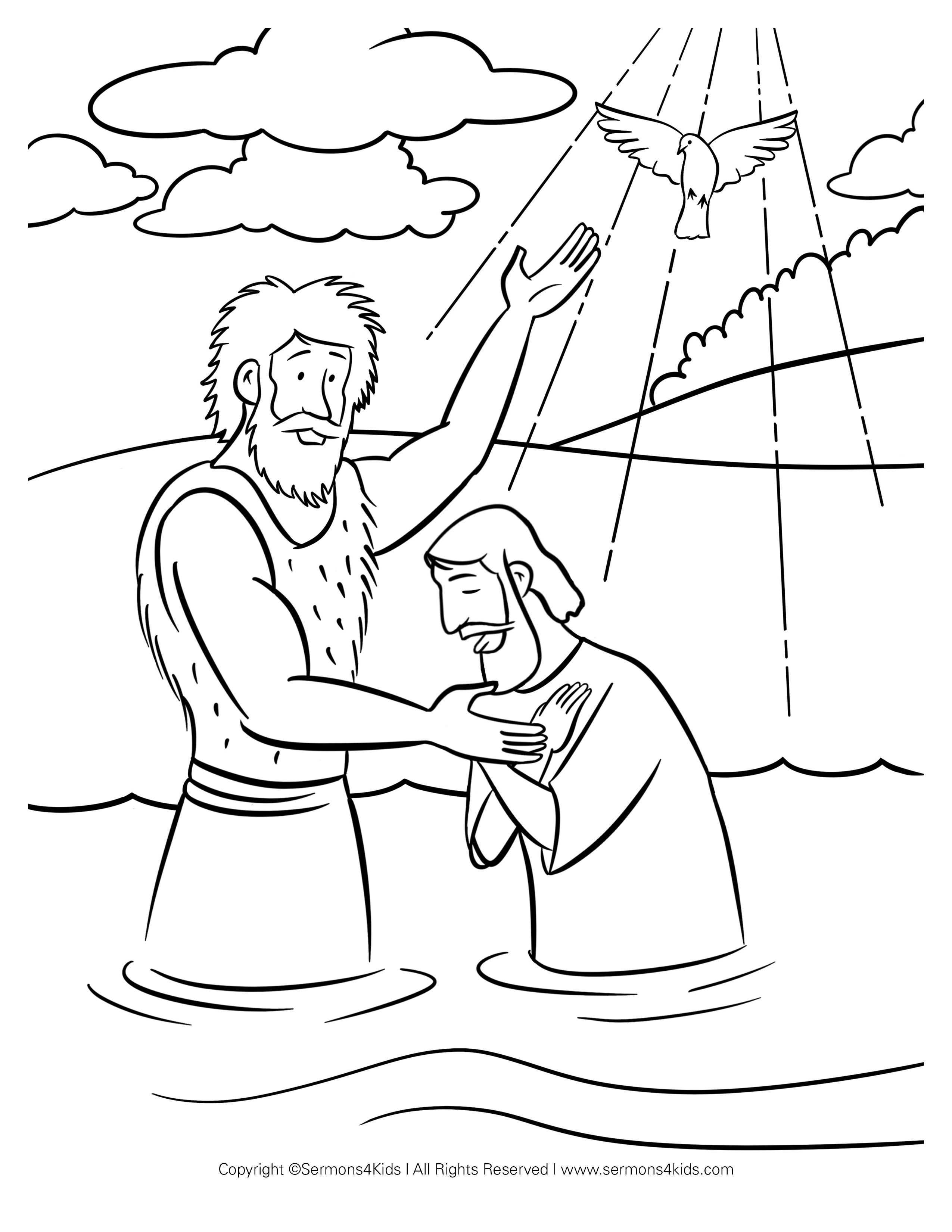 Baptism of jesus childrens sermons from sermons