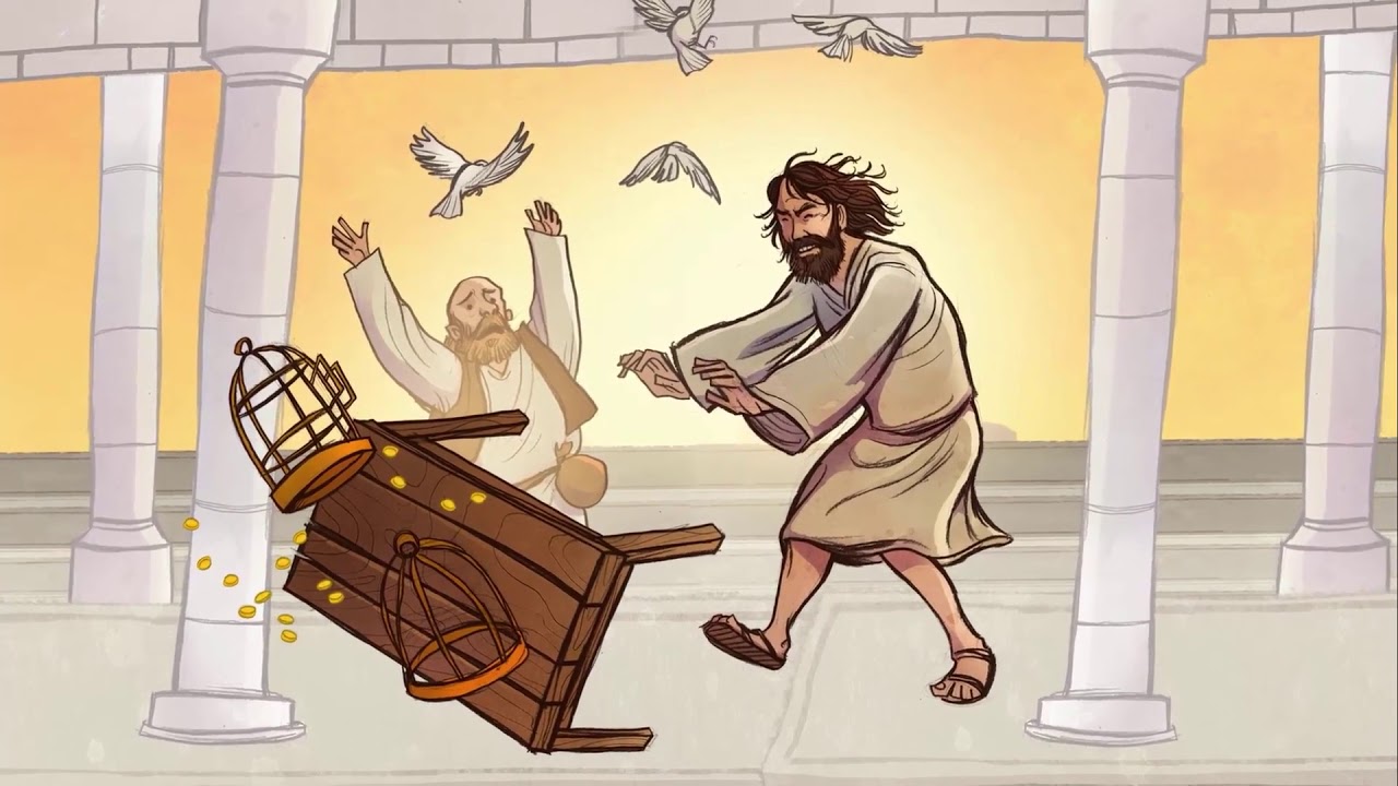 Jesus cleanses the temple