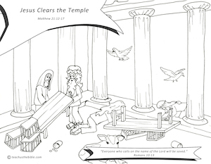 Jesus clears the temple teach us the bible