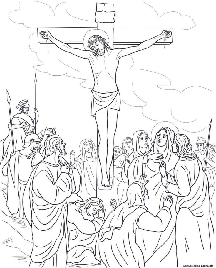 Good friday coloring pages