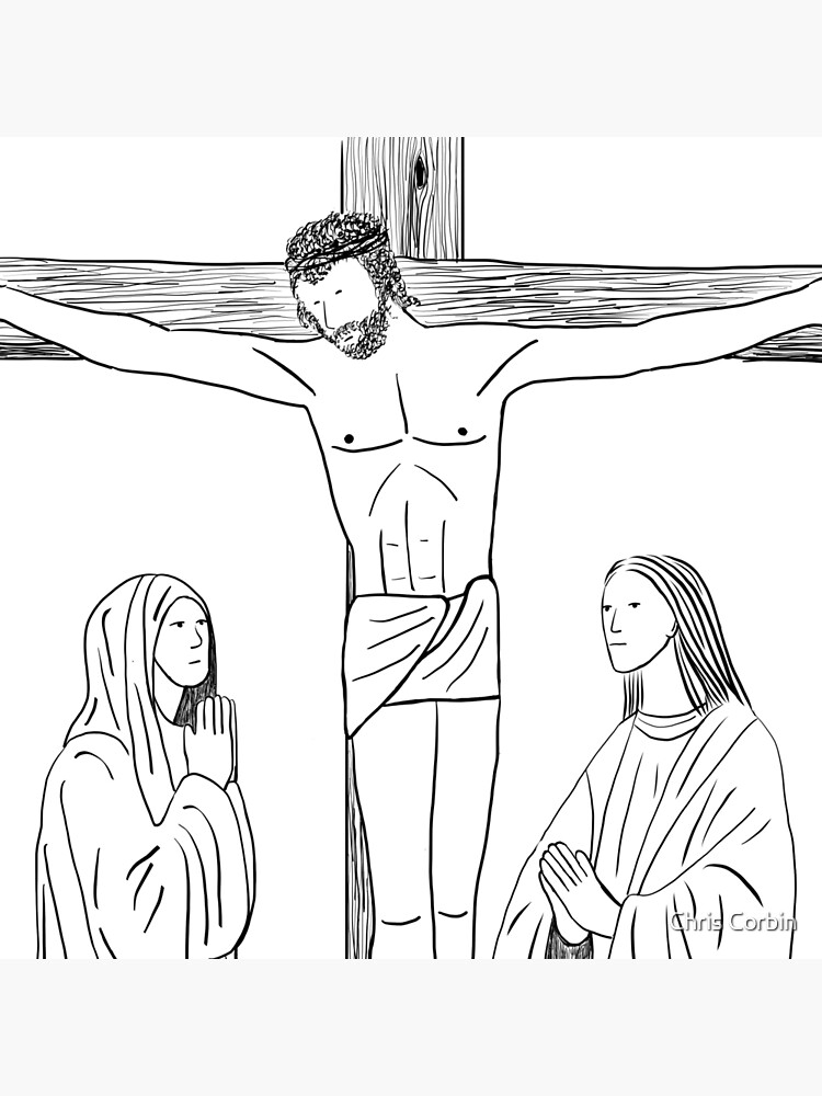 Lãmina rãgida for sale con la obra estaciãn jesãºs muere en la cruz de chris corbin
