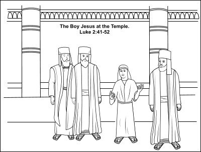 Sunday school coloring pages