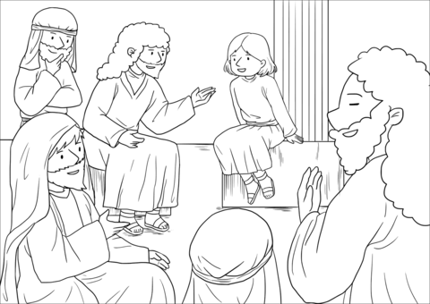 The boy jesus at the temple luke