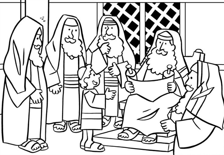 Jesus teaching in the temple coloring page sunday school coloring pages jesus in the temple bible crafts