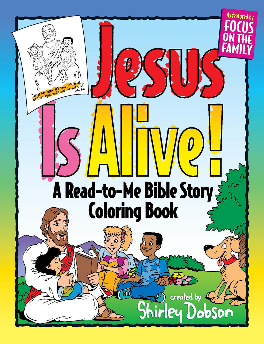 Jesus is alive coloring book â david c cook