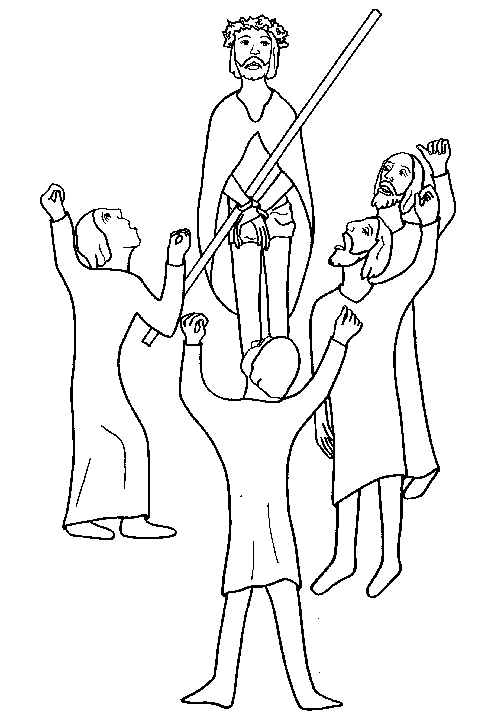 Jesus arrest coloring mocking beaten jesus coloring pages bible coloring pages christian coloring