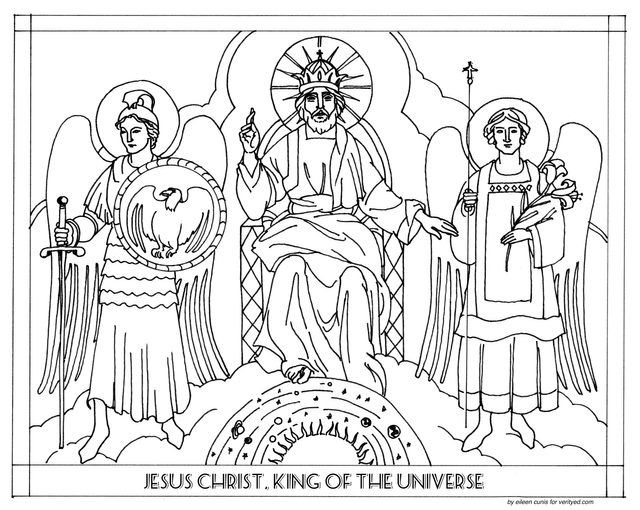Saints coloring pages