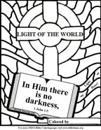 Free bible coloring pages about jesus