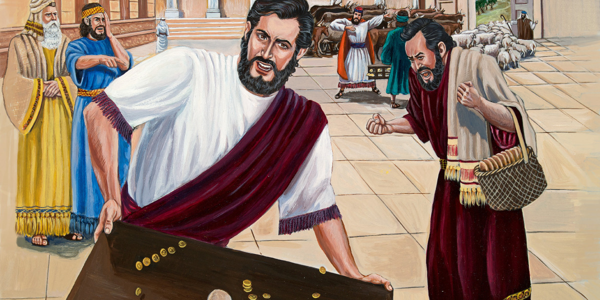 Jesus cleanses the temple john