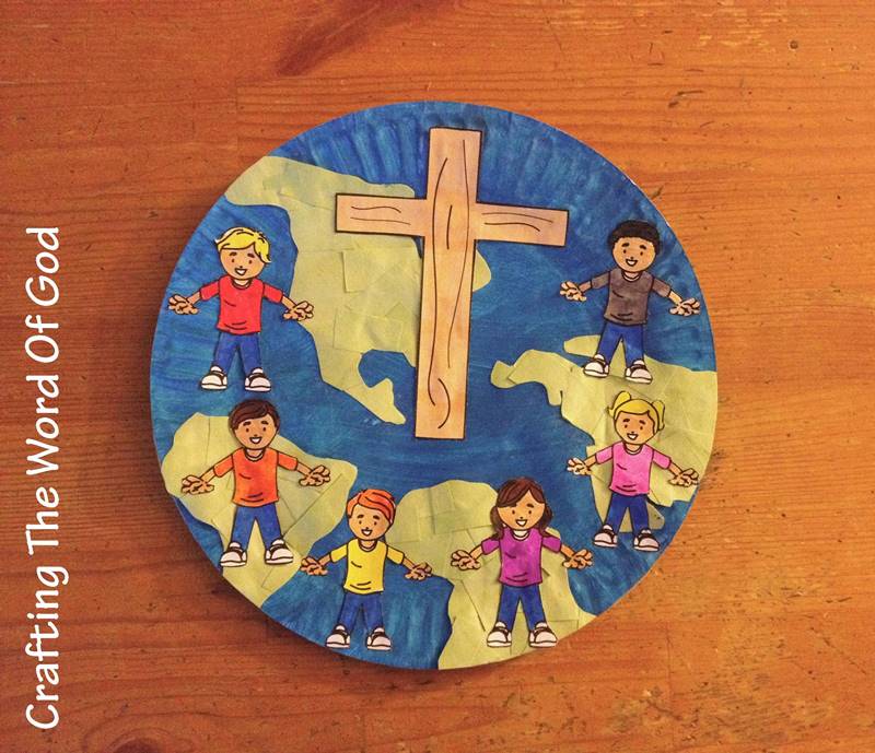 Jesus loves the little children crafting the word of god
