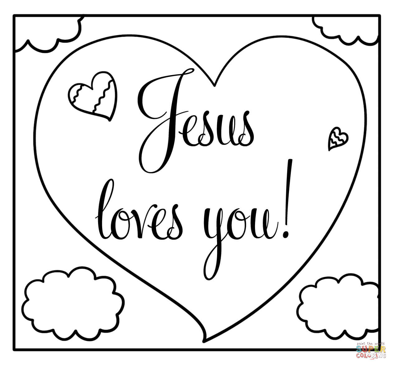 Jesus loves you