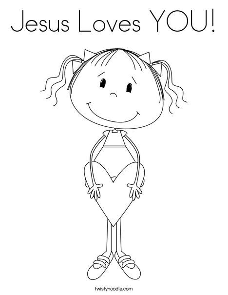 Jesus loves you coloring page heart coloring pages coloring pages bible coloring pages