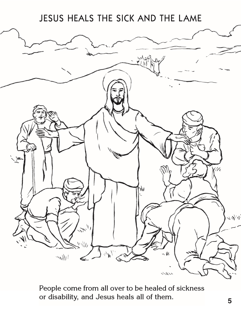 St joseph miracles of jesus coloring book