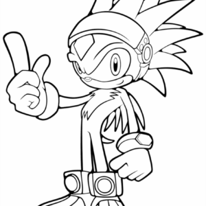 Sonic coloring pages printable for free download