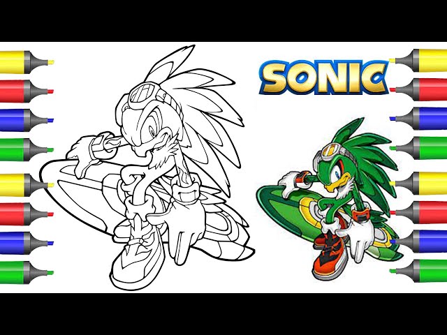 Jet the hawk fro the video gae sonichow to color jet the hawk usic ncs