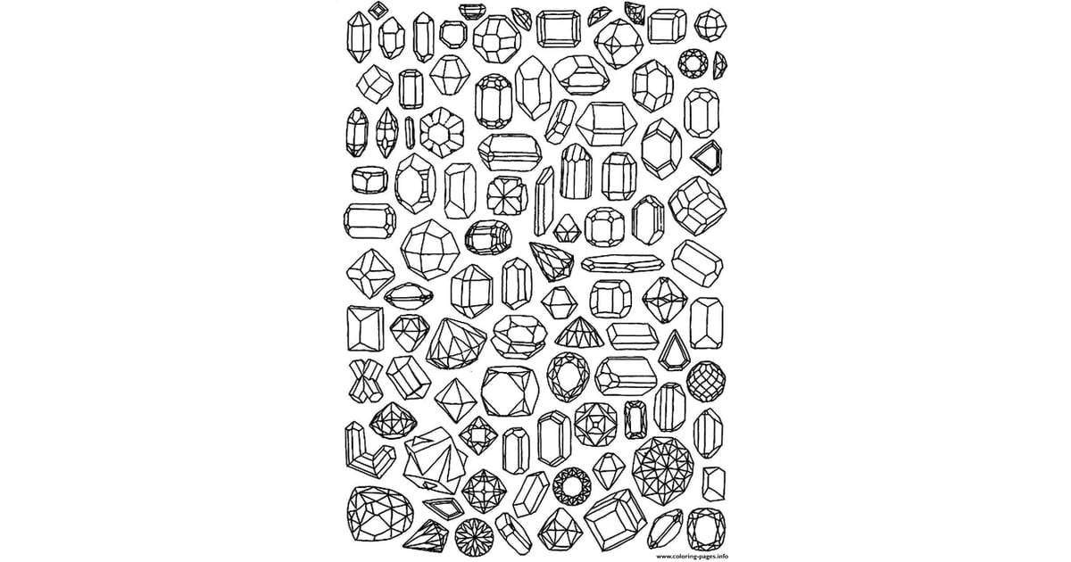 Get the louring page jewels printable adult louring pages that will help you de