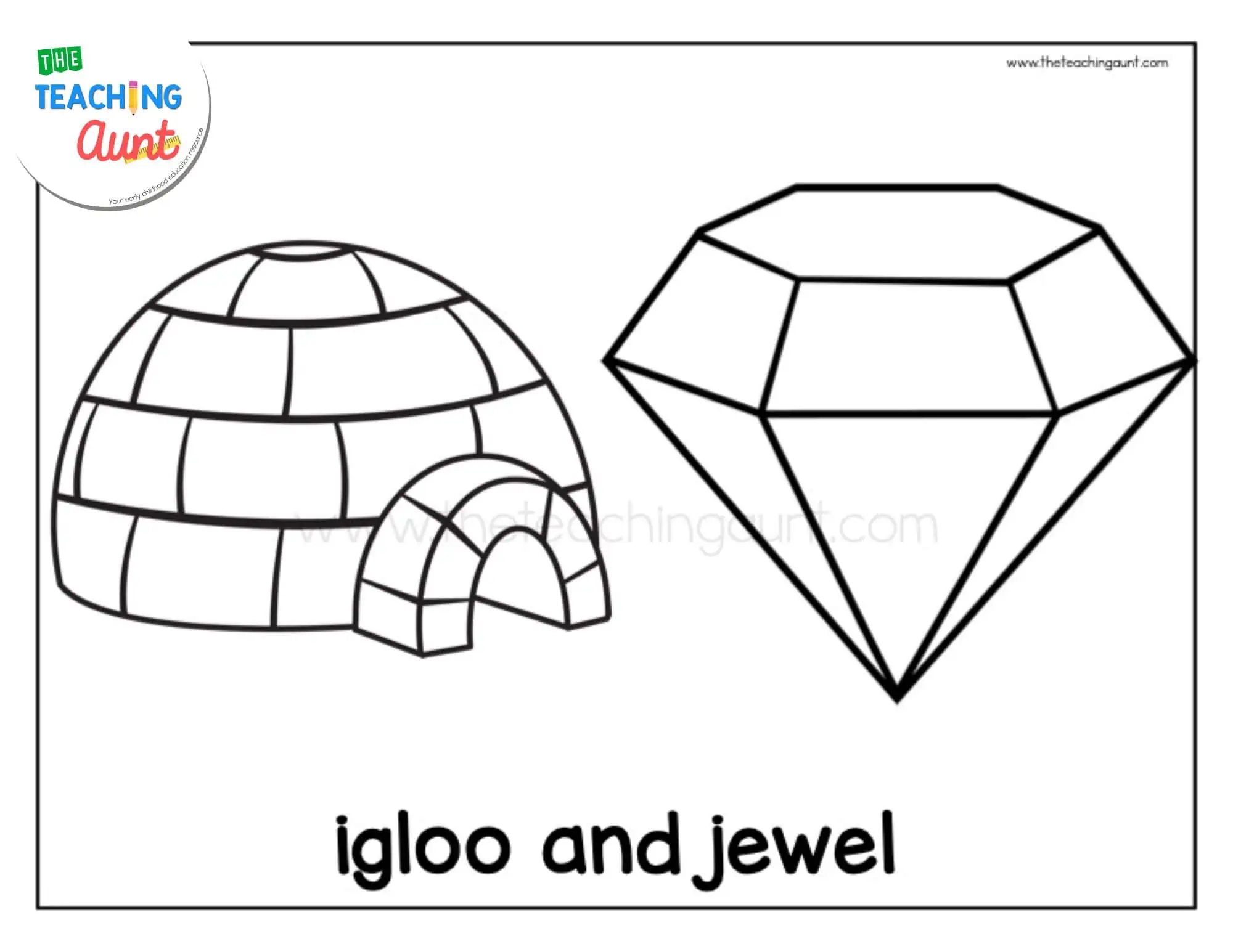 Simple coloring pages for kids
