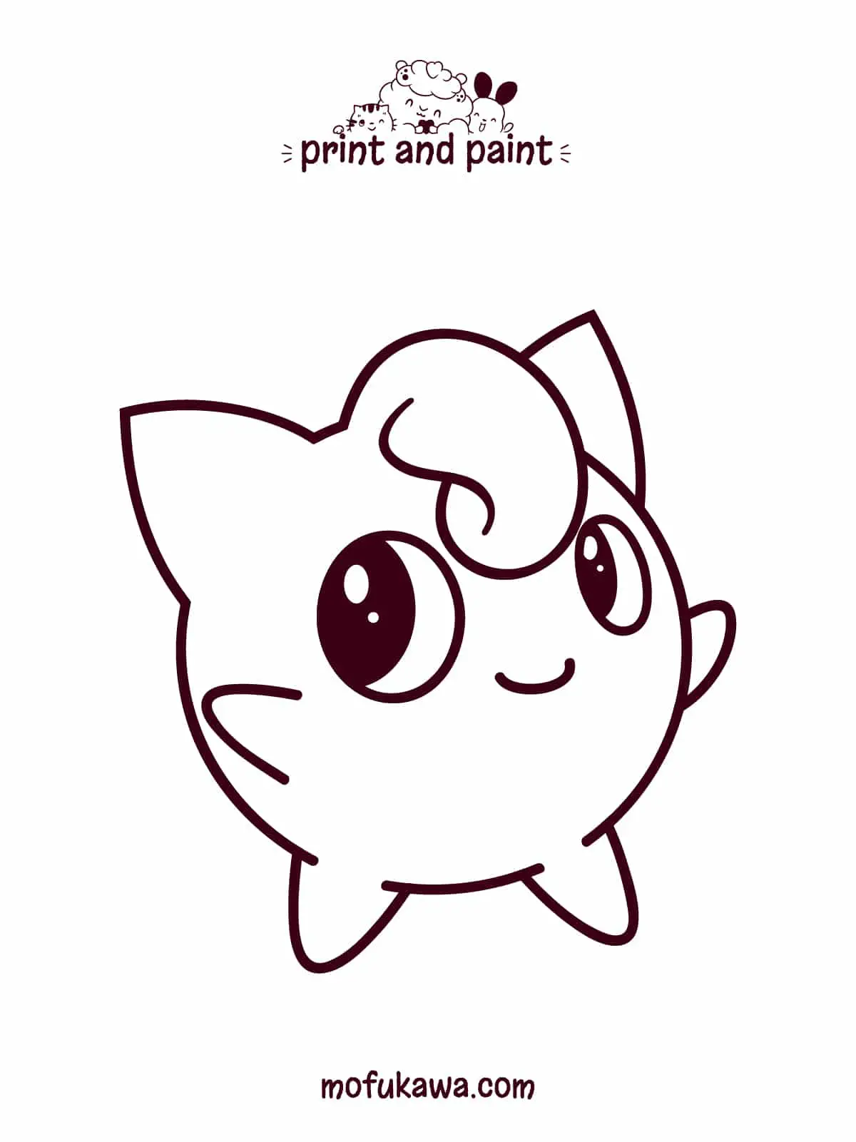How to draw jigglypuff