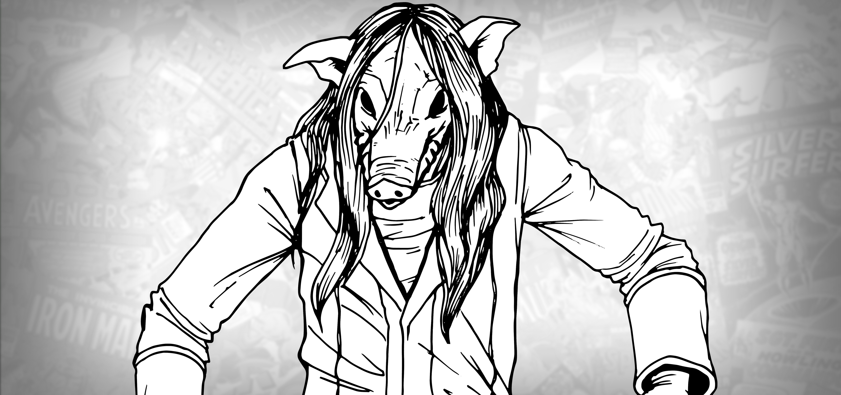 How to draw the jigsaw killer saw drawing tutorial