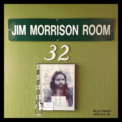 Jimbo jim morrison the doors young lion cobra photo shoot bead necklace
