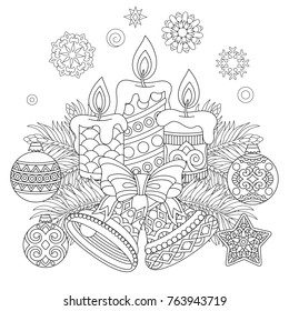 Jingle bell coloring page photos and images
