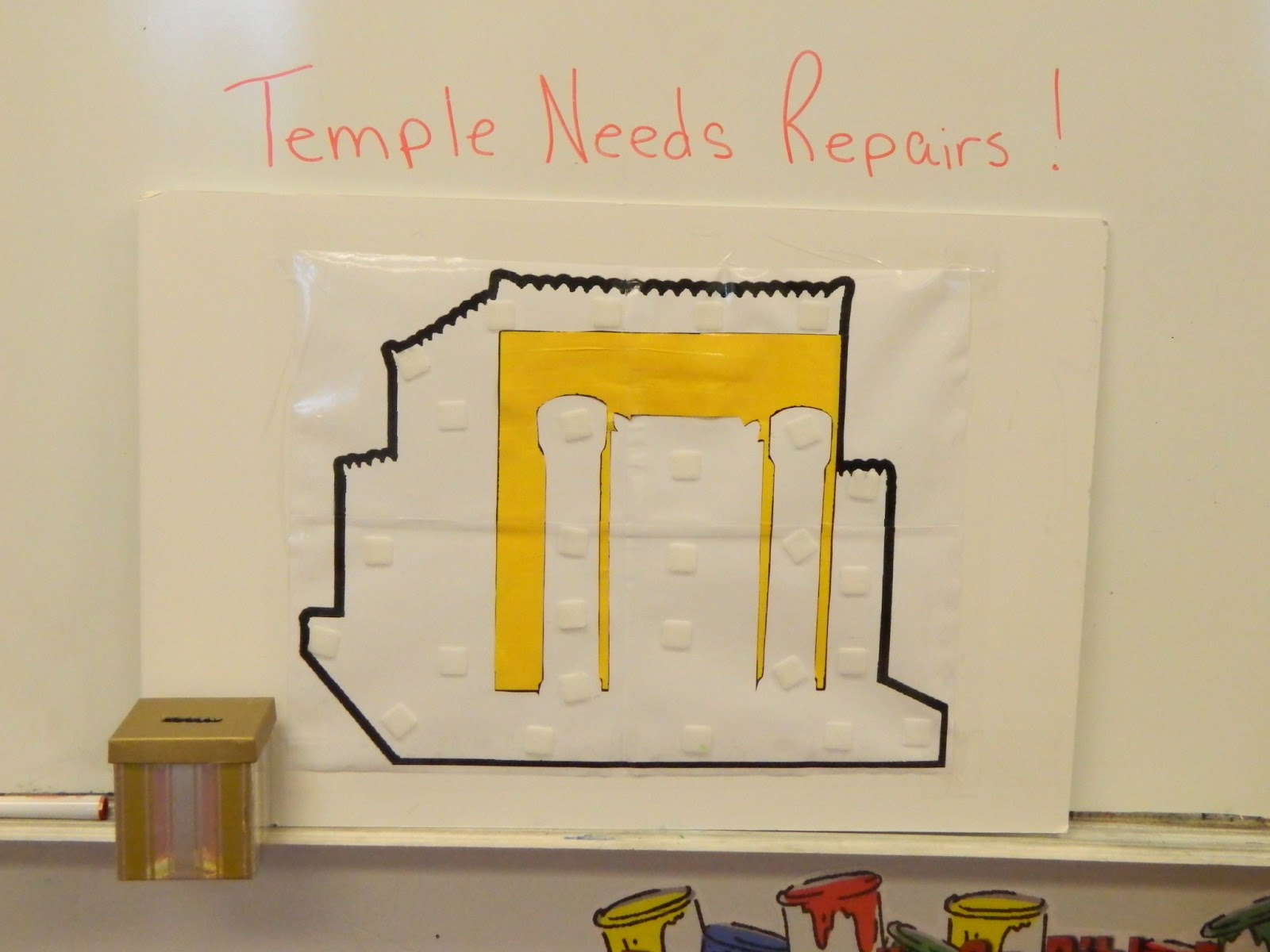 Hands on bible teacher joash repairs the temple