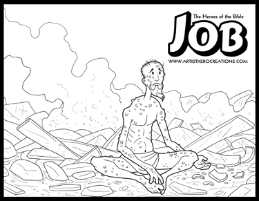The heroes of the bible coloring pages