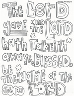 Job coloring pages