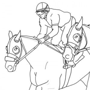 Barbie horse coloring pages printable for free download