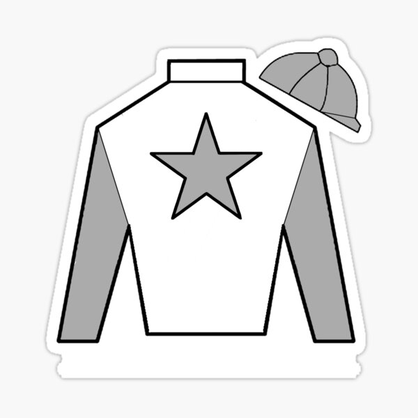 Jockey silk sticker sticker for sale by silk
