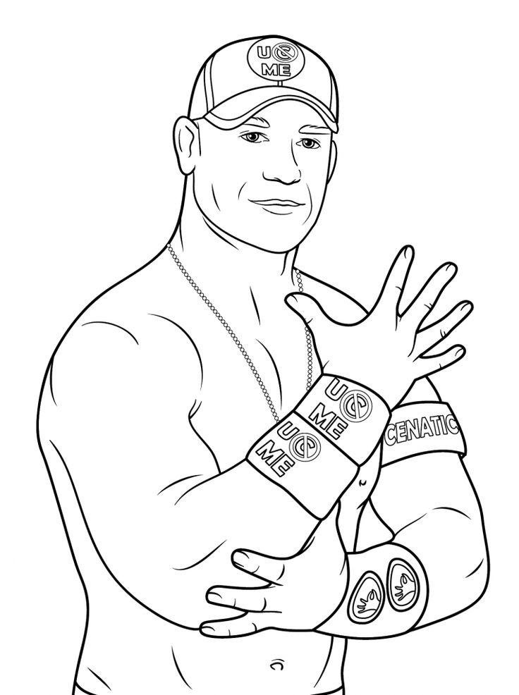 John cena coloring pages for all students educative printable wwe coloring pages superhero coloring pages coloring pages to print