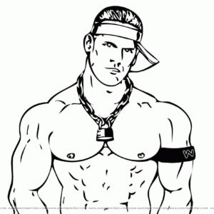 John cena coloring pages printable for free download