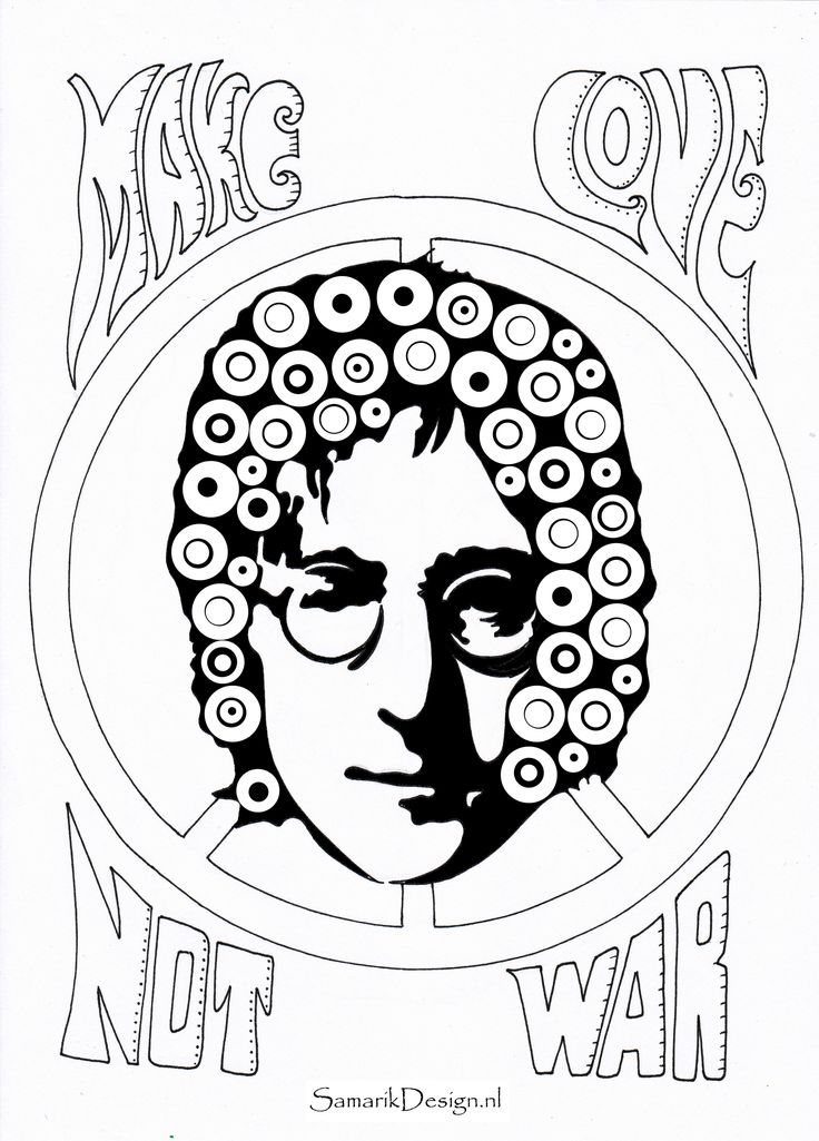 John lennon famous people adult coloring pages coloring pages coloring pages to print
