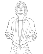John lennon coloring page the beatles