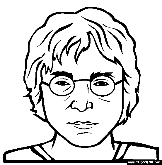 John lennon coloring page free john lennon online coloring people coloring pages superhero coloring pages vintage coloring books